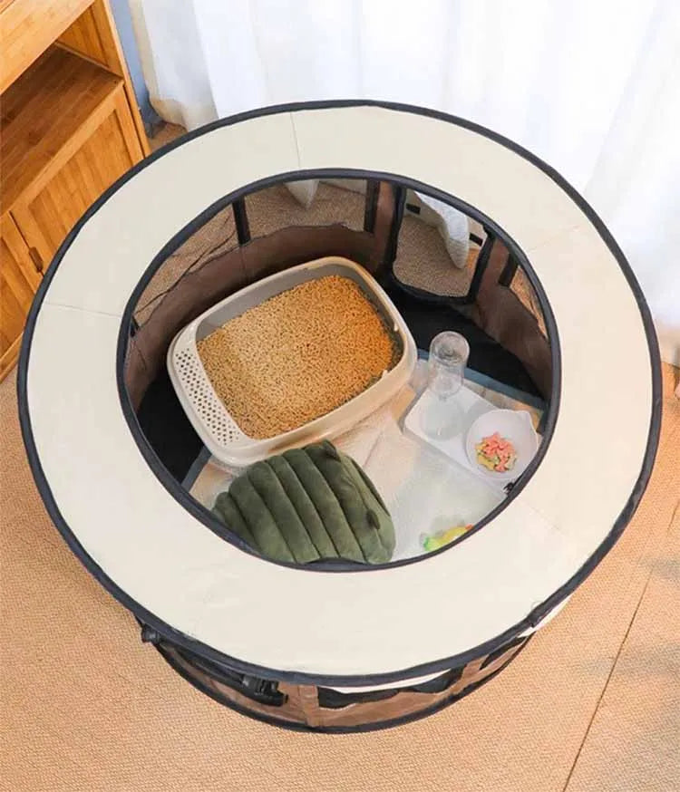 Foldable Dog Tent with Carry Bag – Durable Pet Tent for Indoor and Outdoor Use