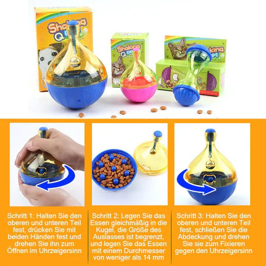 Interactive Food Toys for Pets - Stimulate Intelligence and Activity