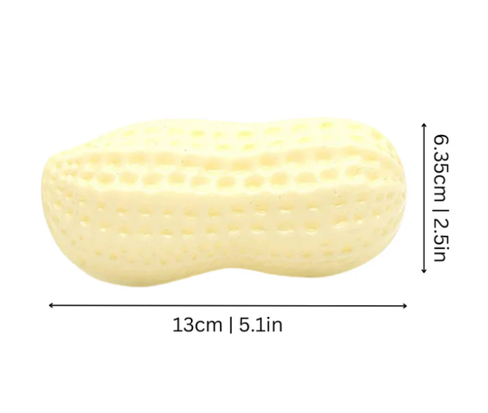 Peanut Shaped Dog Chew Toy, Dental Cleaning