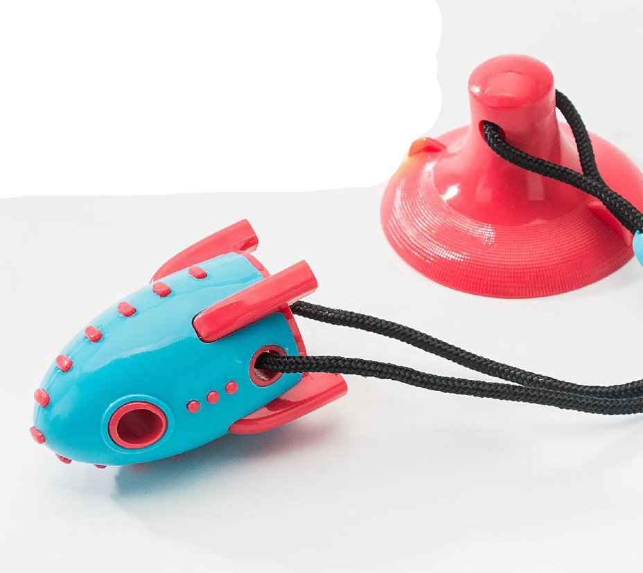Rocket-Shaped Dog Toys - Interactive Chew Toys for Dogs