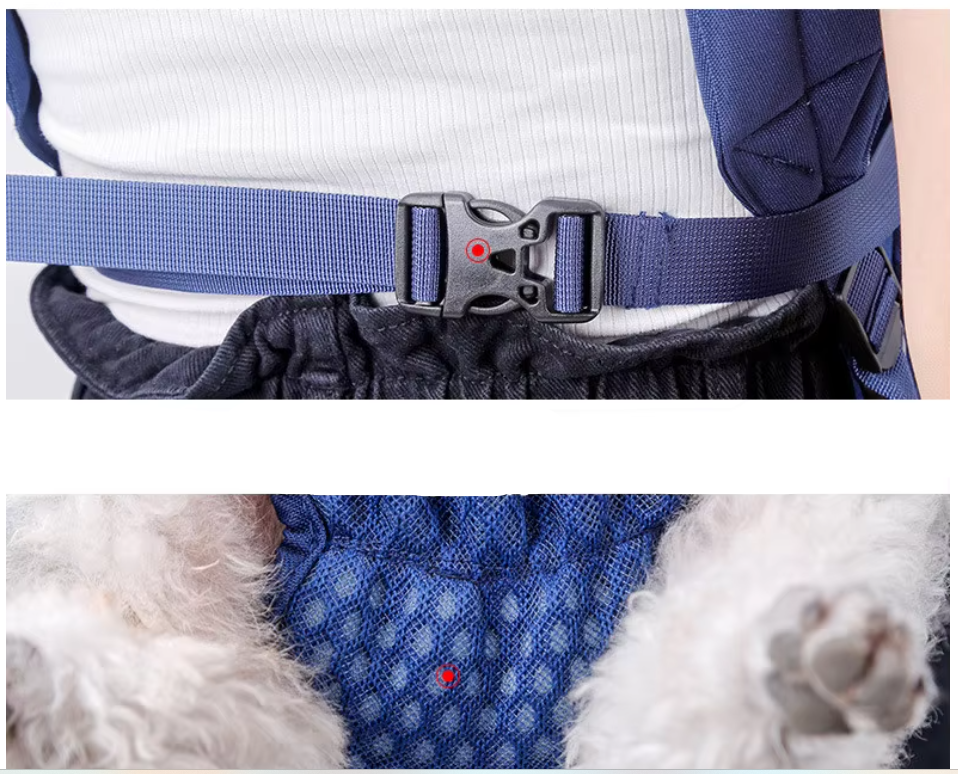 Portable Dog Backpack - Comfortable and Breathable for Pets