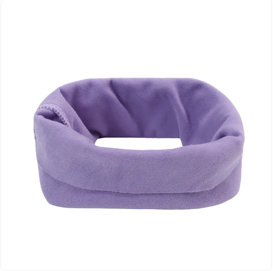 Comfortable Neck Cushion in Black and Purple for Relaxation