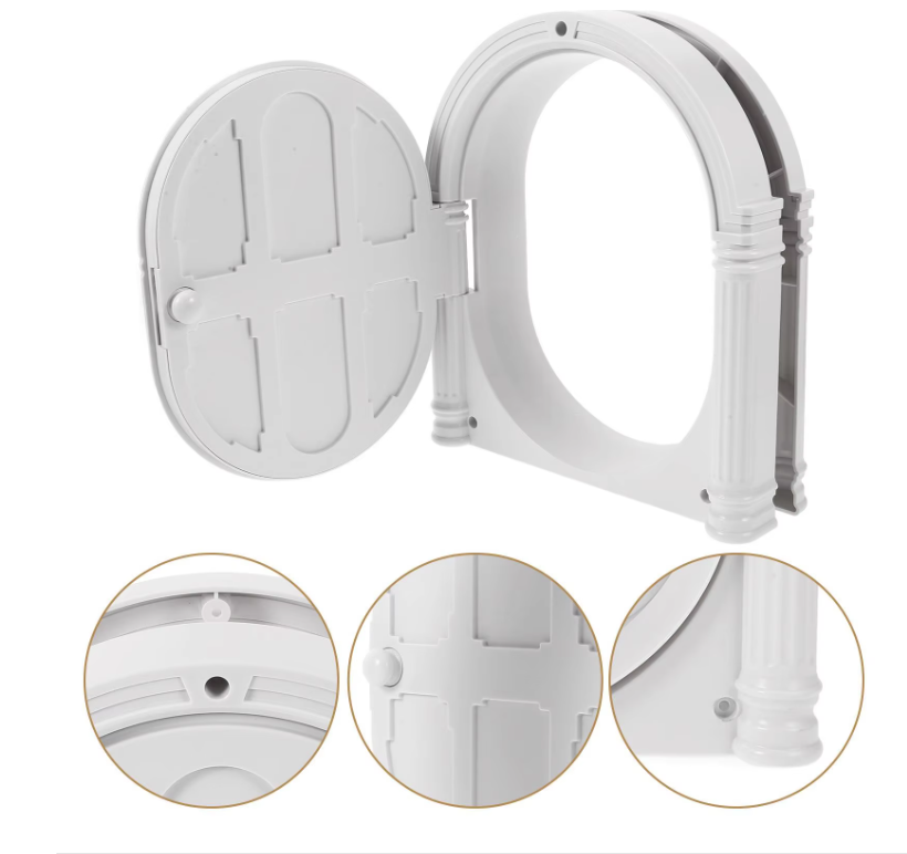 Decorative Entrance Door with Classic Design - Toy for Small Animals