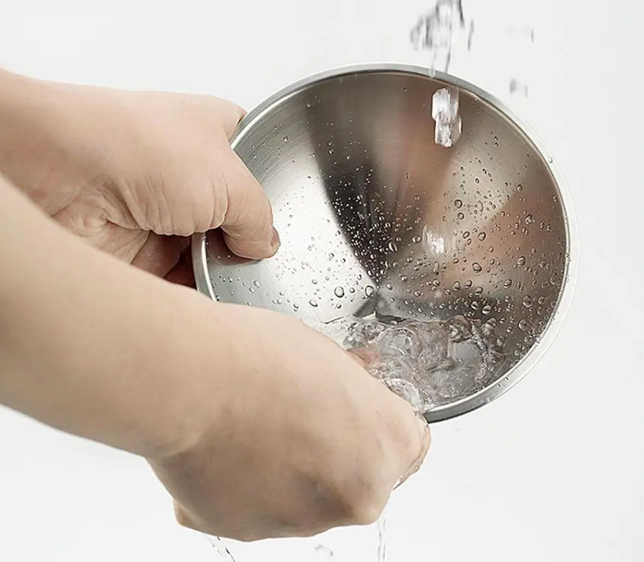 Double Cat Bowl in Stainless Steel with Stand