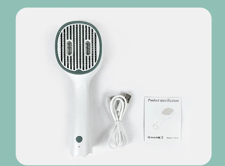 Electric Hair Brush - Quick Straightening and Detangling of Straight Hair