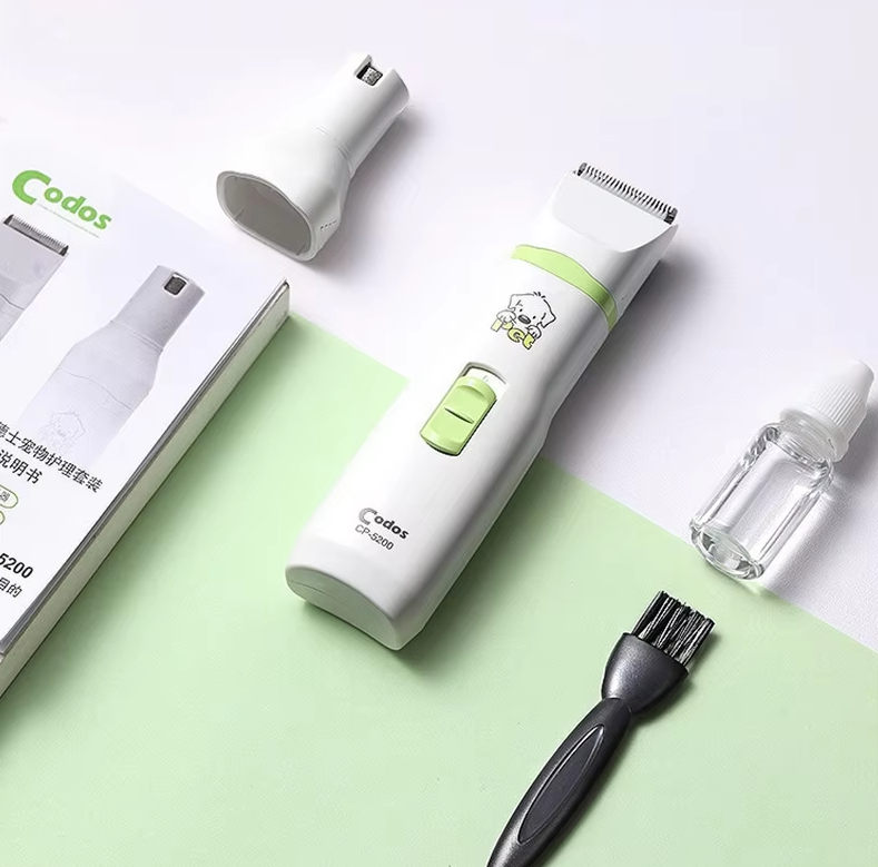 Electric Pet Clippers - Codos CP-5200 with Multiple Accessories