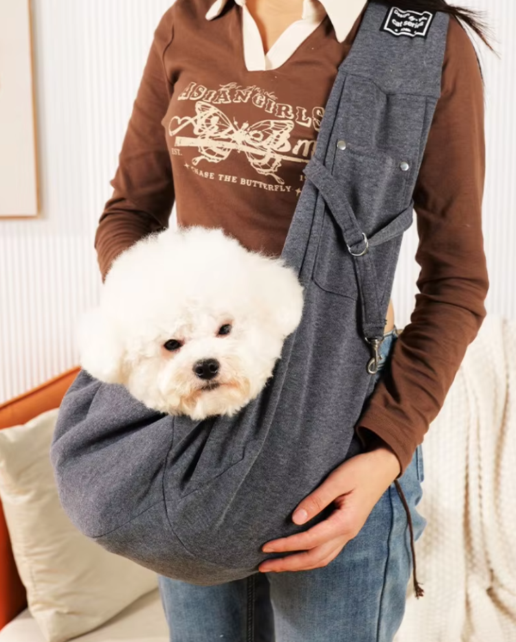 Dog Carrier Bag Crossbody – Comfortable Stylish Pet Carrier Bag for Small Dogs and Cats