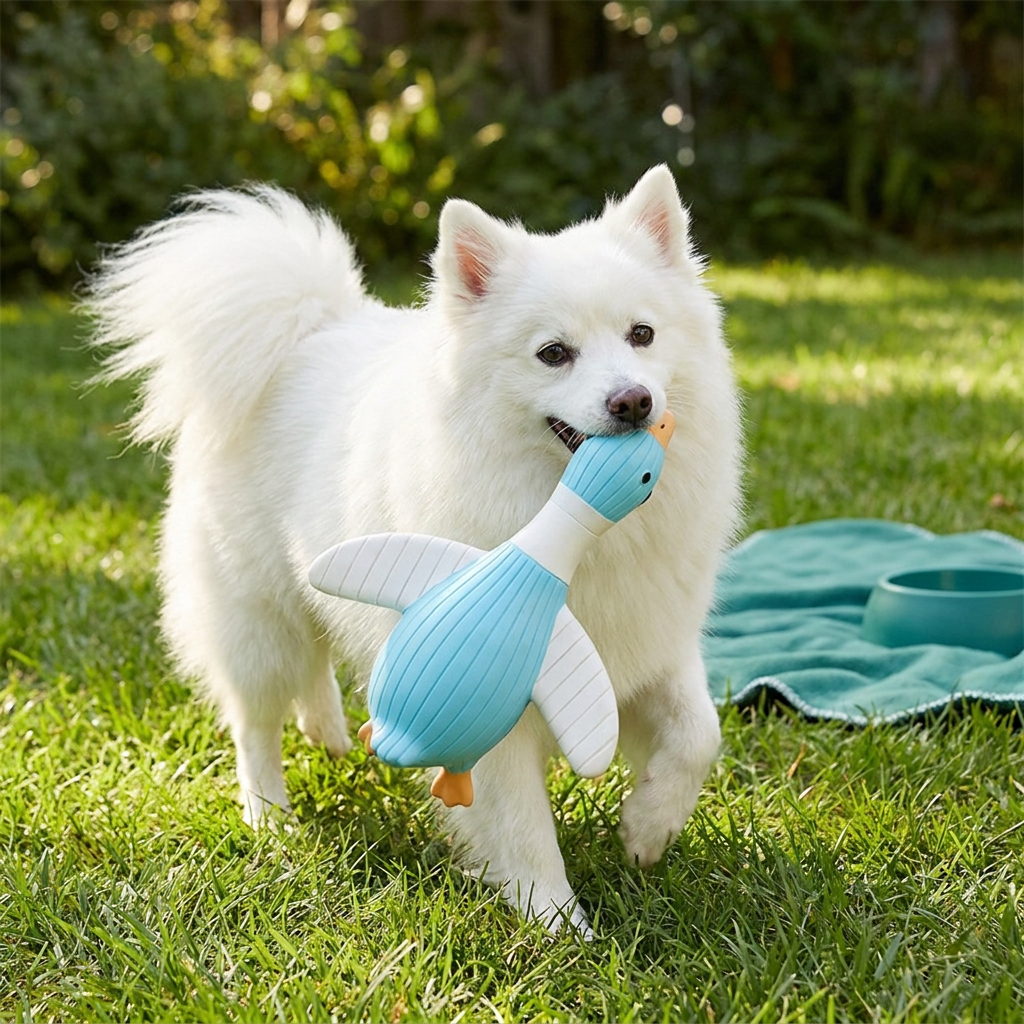 Interactive Chew & Squeak Animal Dog Toy