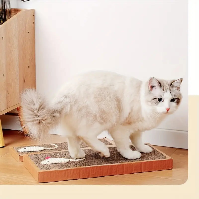 Cat Scratching Mat – Durable Scratching Pad with Playful Design