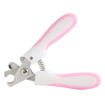 Pet Nail Scissors with Safety Lock and File