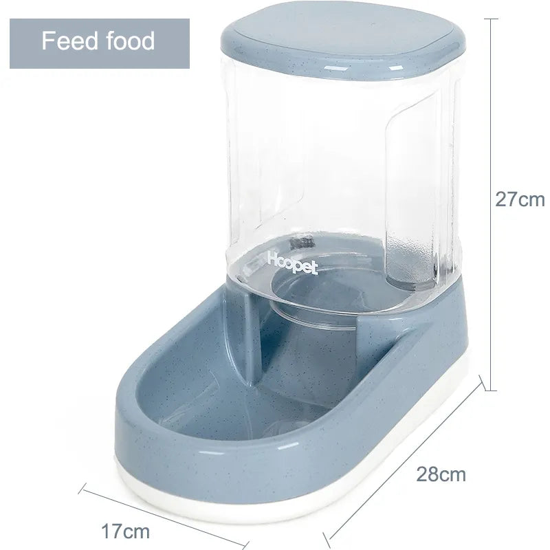 Automatic Food and Water Dispenser for Dogs and Cats with Large Reservoir