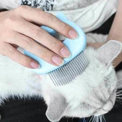 Massage and Grooming Brush for Cats