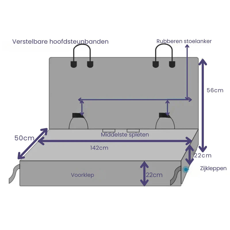 Waterproof Dog Car Seat Cover