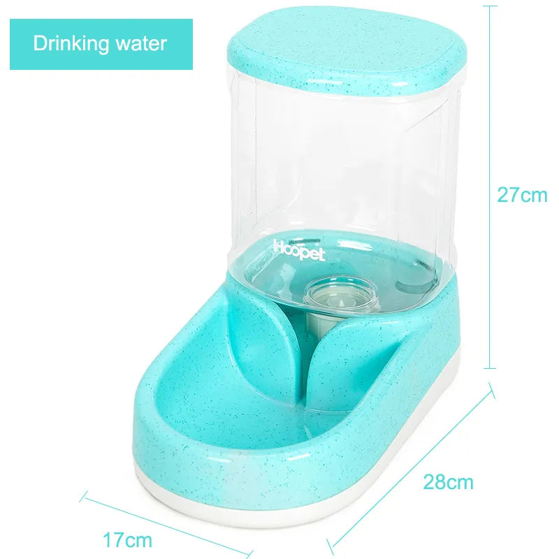Automatic Food and Water Dispenser for Dogs and Cats with Large Reservoir