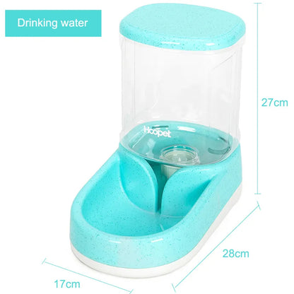 Automatic Food and Water Dispenser for Dogs and Cats with Large Reservoir