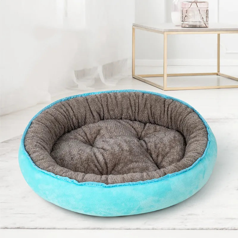 Polka Dot Dog Bed for Comfortable Resting Breaks