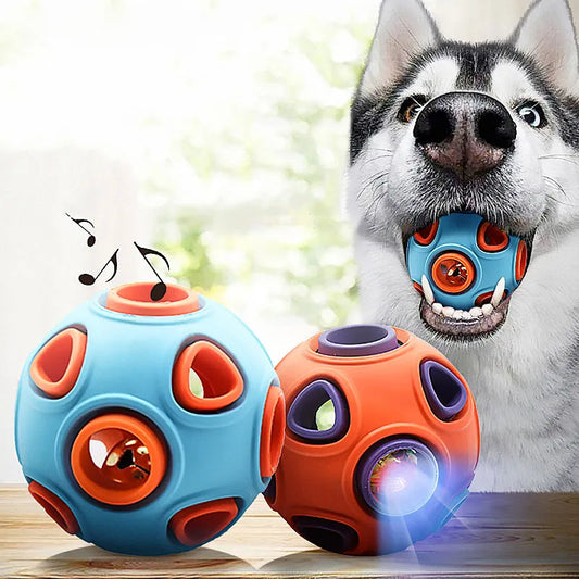 Interactive Dog Ball Toy - with Music and Light Function for Dogs