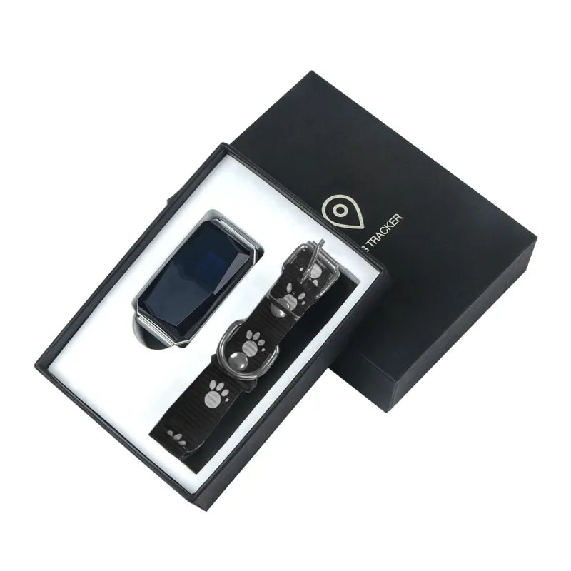 Rechargeable GPS Tracker for Dogs with Collar and USB