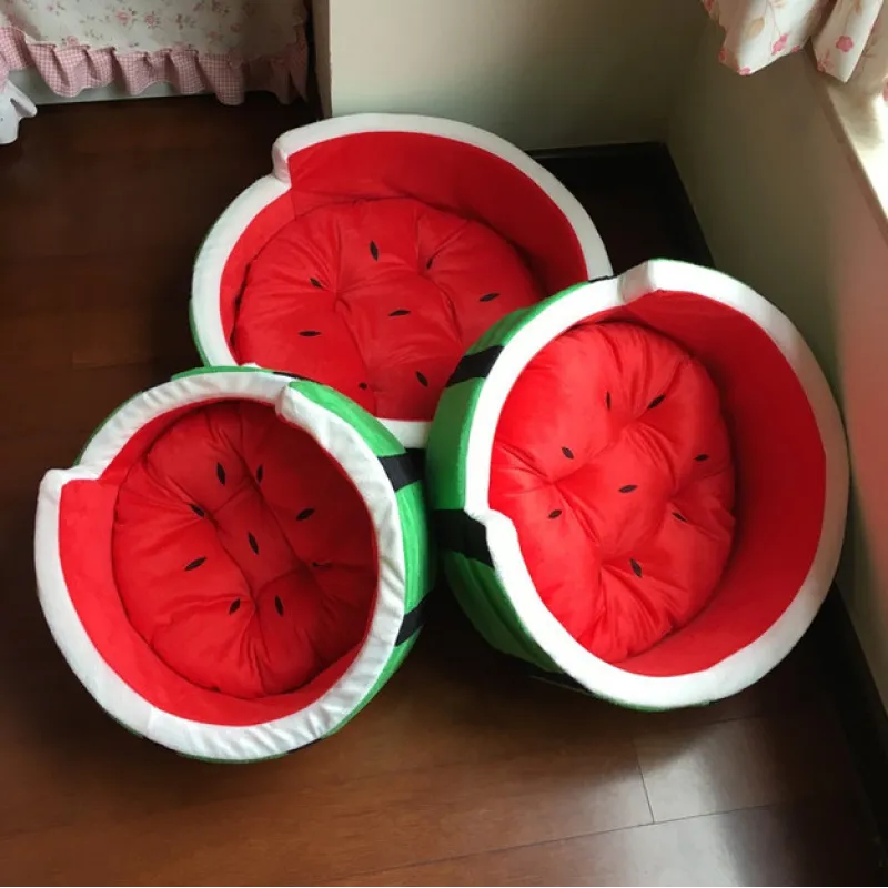 Watermelon Design Dog Bed for Comfort and Relaxation
