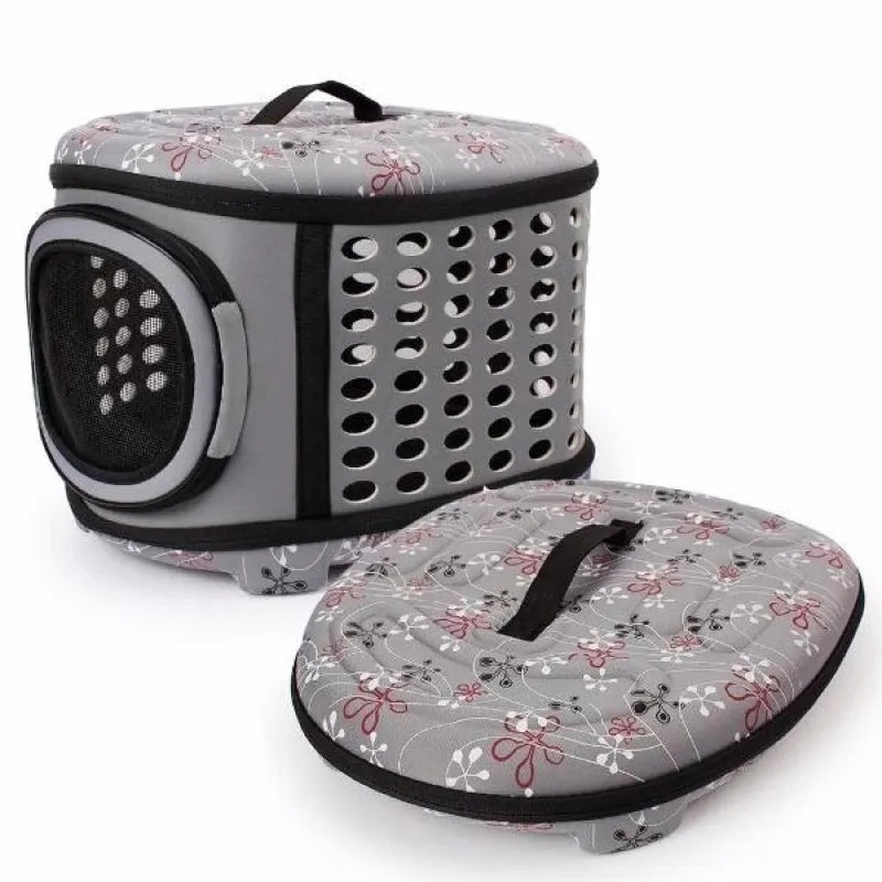 Compact Cat Carrier with Ventilation - Perfect for Travel and Outings