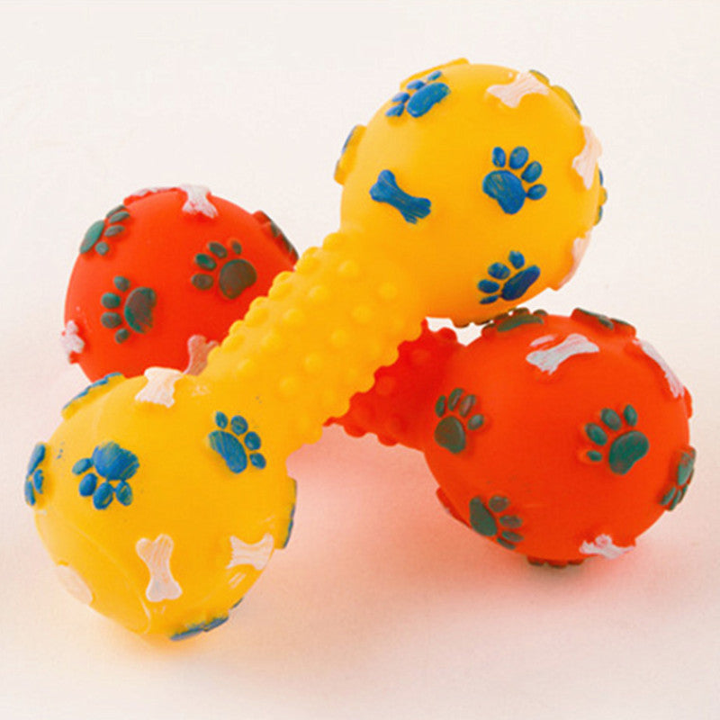 Chew Toys for Dogs - Multicolored Dumbbell-Shaped Chew Toys