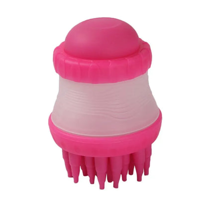 Silicone Brush for Pet Coat Care - Bathing Massage Brush for Dogs and Cats