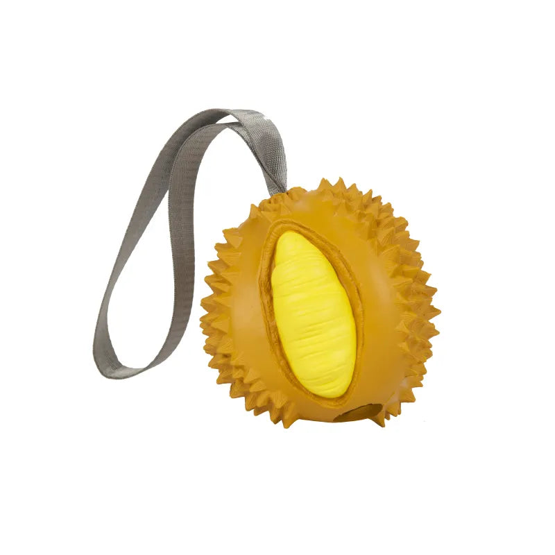 Rubber Fruit Dog Toy