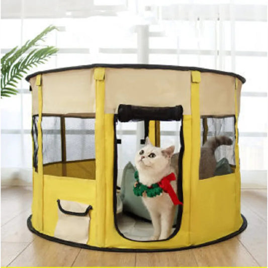 Foldable Dog Tent with Carry Bag – Durable Pet Tent for Indoor and Outdoor Use