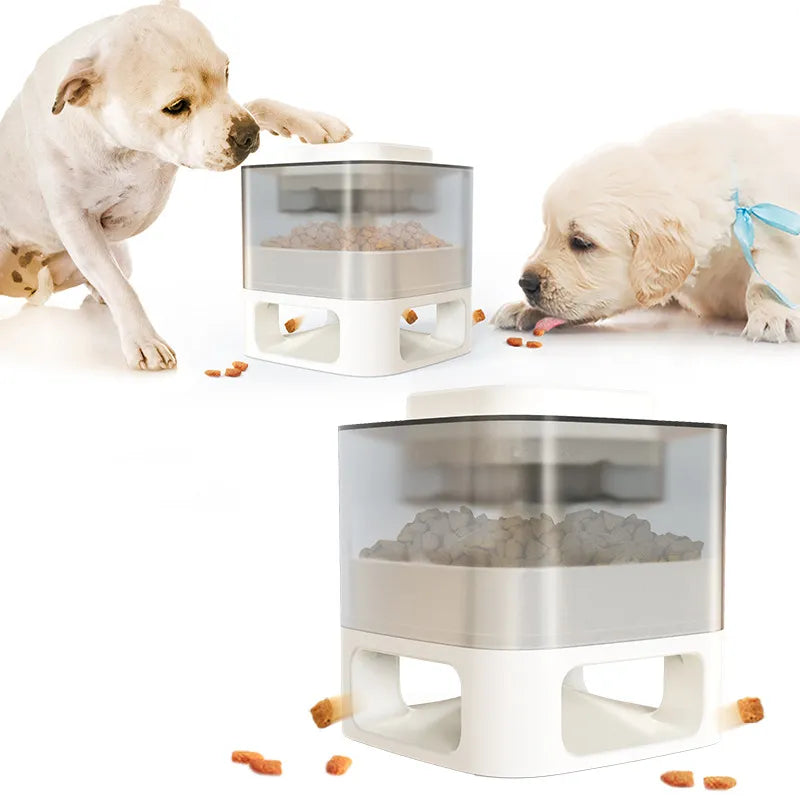 Dog Food Dispenser - Automatic Treat Dispenser for Pets
