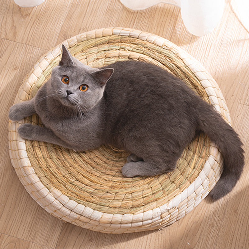 Handmade Cat Nest - Round and Soft Pet Bed Made from Natural Materials