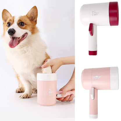 Electric Paw Cleaner with Drying Function for Clean Dog Paws