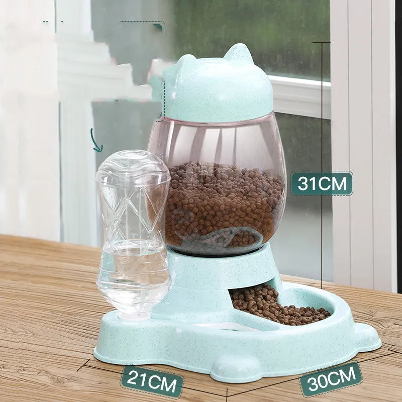 Automatic Food Dispenser for Cats - Cute Kitten Feeder Design