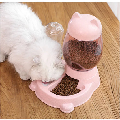 Automatic Food Dispenser for Cats - Cute Kitten Feeder Design
