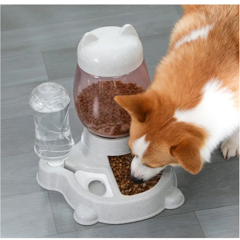 Automatic Food Dispenser for Cats - Cute Kitten Feeder Design