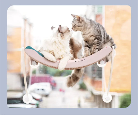 Cat Window Hammock - Stable and Comfortable Sleeping Bed with Suction Cups