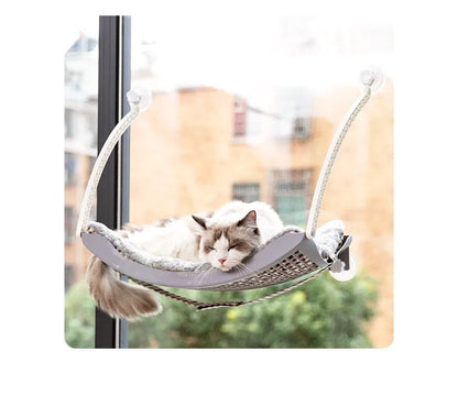 Cat Window Hammock - Stable and Comfortable Sleeping Bed with Suction Cups