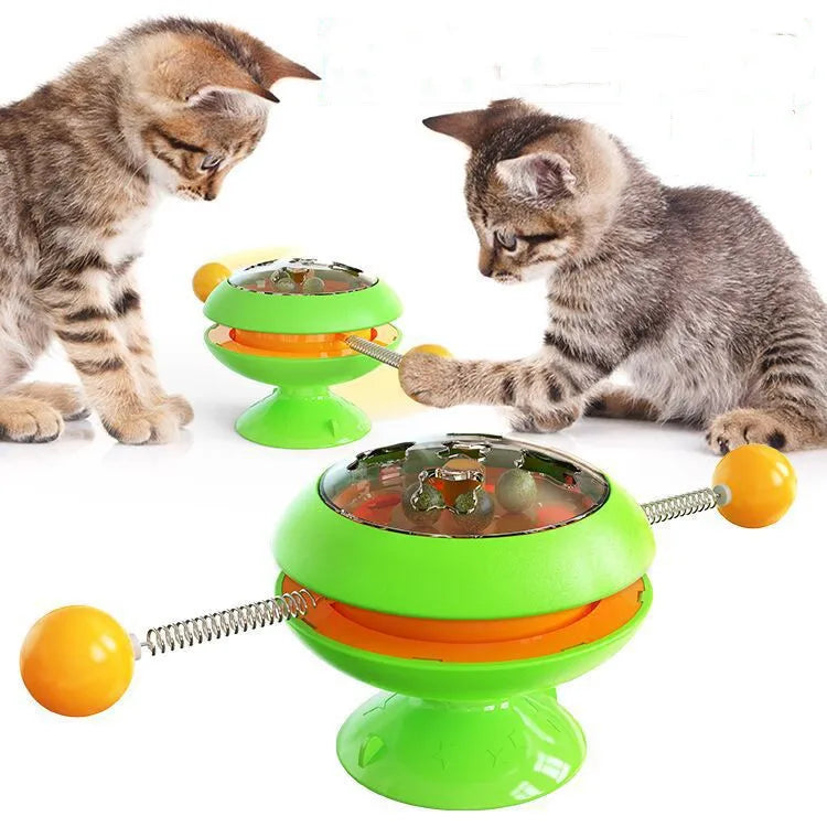 Interactive Cat Toys with Spinning Balls - Toys for Active Cats