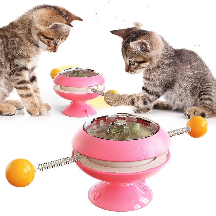 Interactive Cat Toys with Spinning Balls - Toys for Active Cats