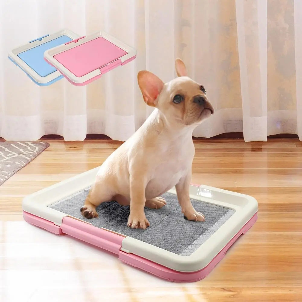 Indoor Dog Toilet – Clean Potty Solution with Non-Slip Mat for Puppies and Small Dogs