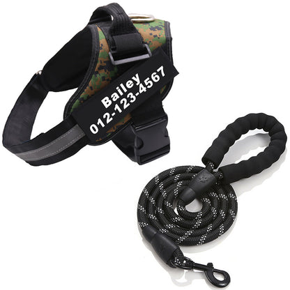 Personalised No-Pull Dog Harness