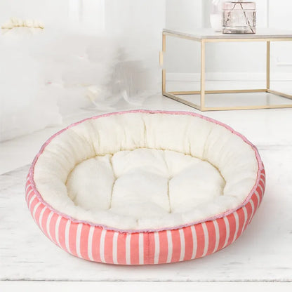 Polka Dot Dog Bed for Comfortable Resting Breaks