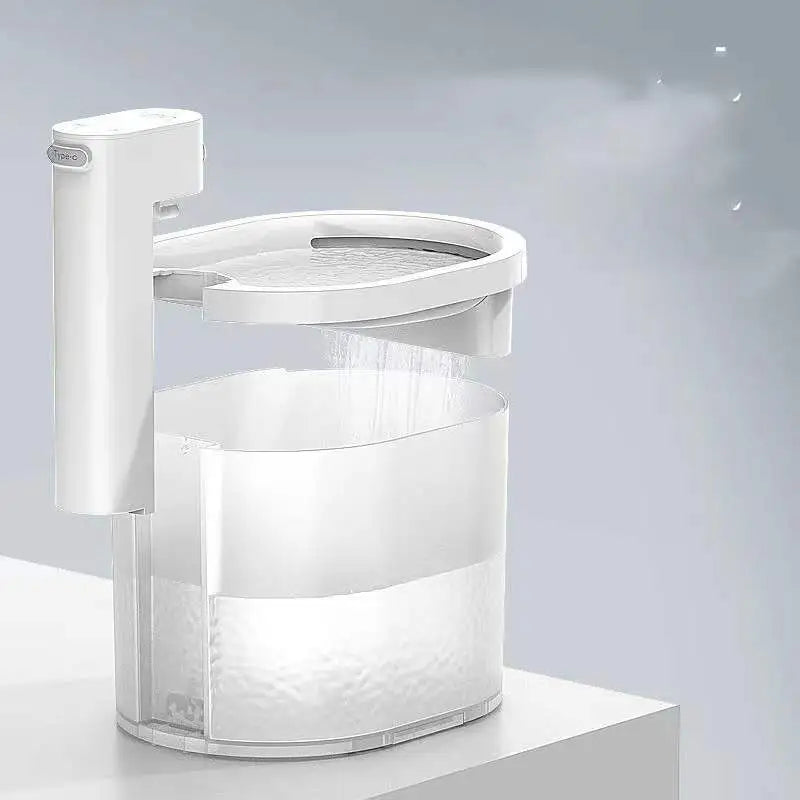 Automatic Pet Fountain with Filter and Silent Pump