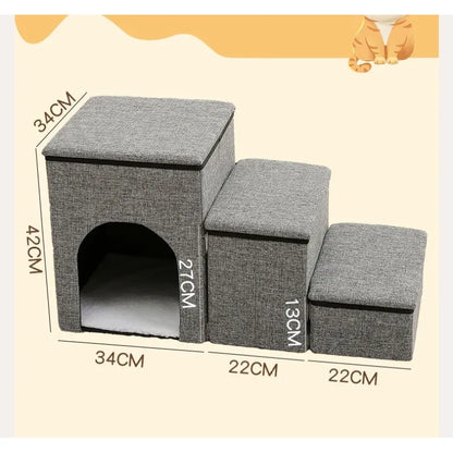 Pet Stairs and Ramp - Stable and Foldable, for Dogs and Cats