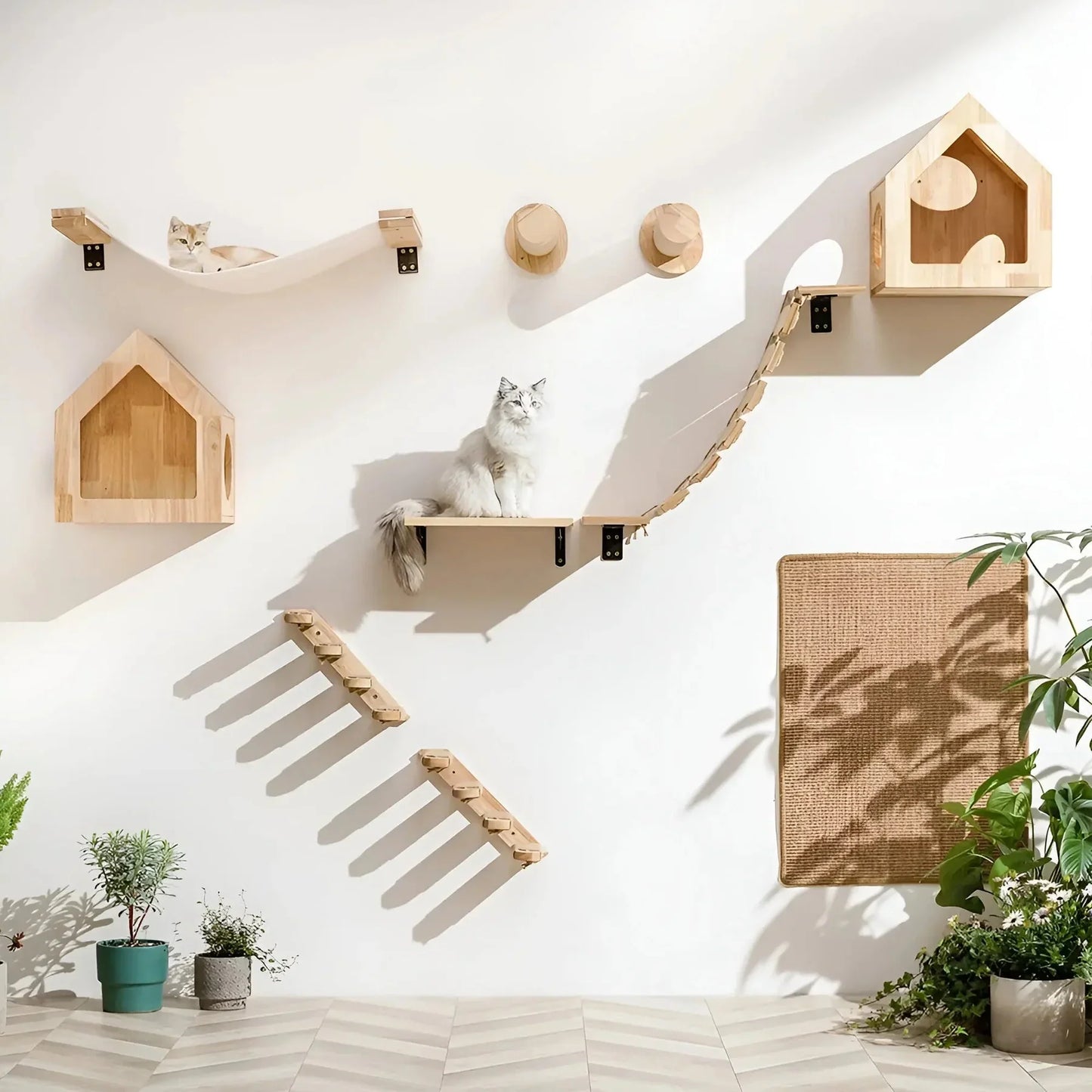 Customizable Wall Cat Tree