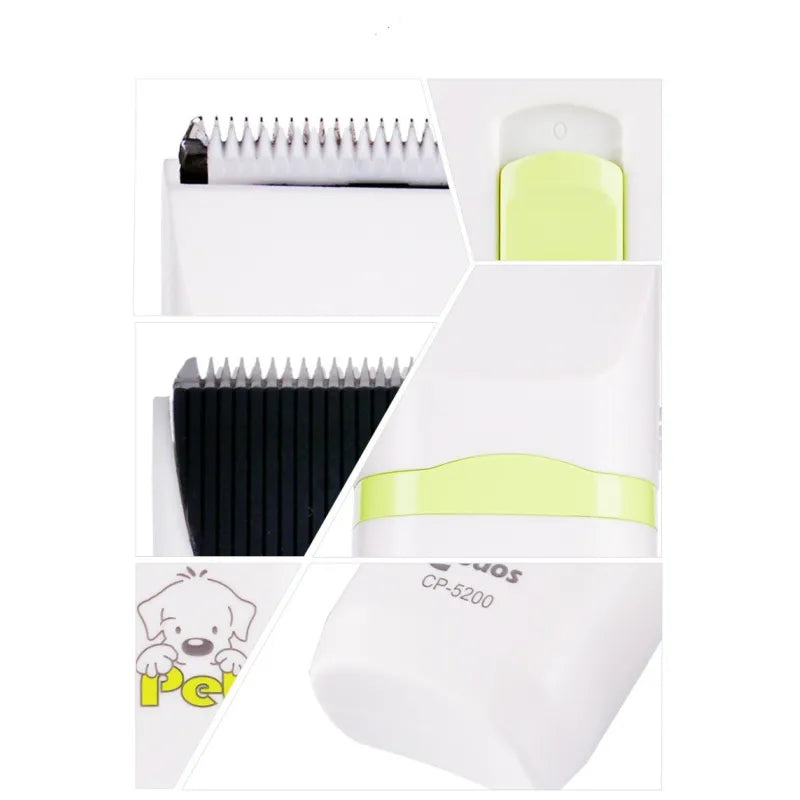 Electric Pet Clippers - Codos CP-5200 with Multiple Accessories