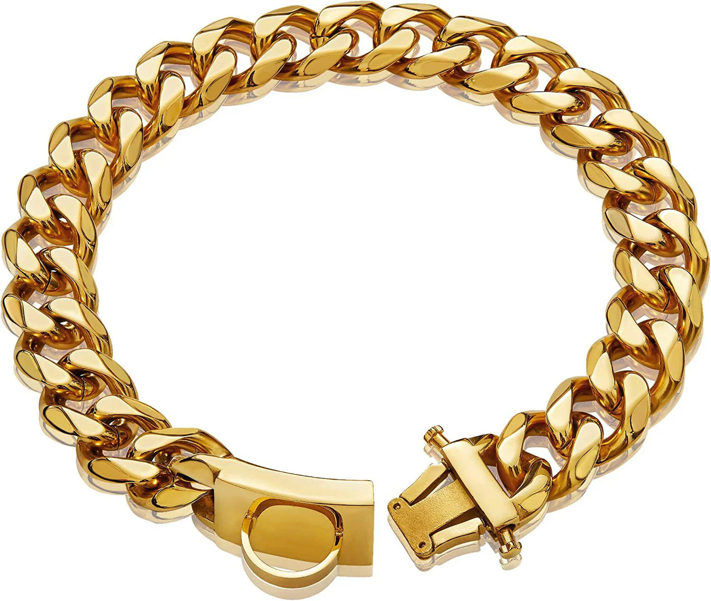 Golden Chain Dog Collar