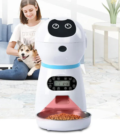 Automatic Dog Food Dispenser with Digital Display