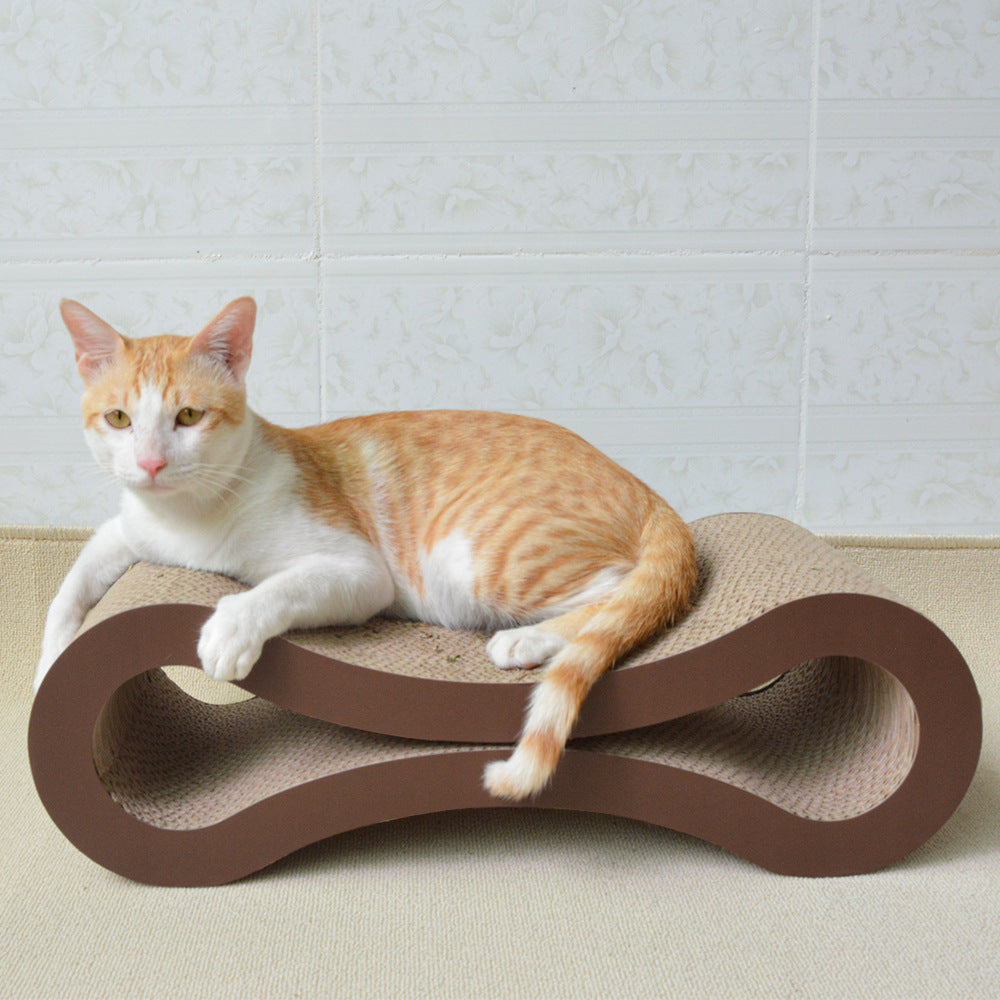 Luxury Infinity Cat Bed in Cardboard