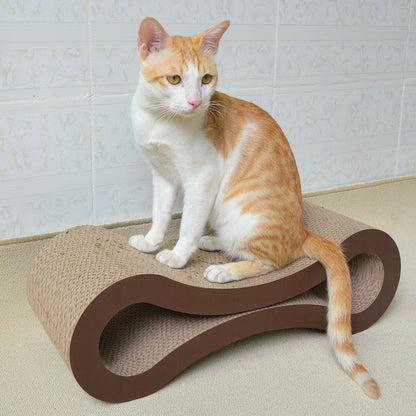 Luxury Infinity Cat Bed in Cardboard