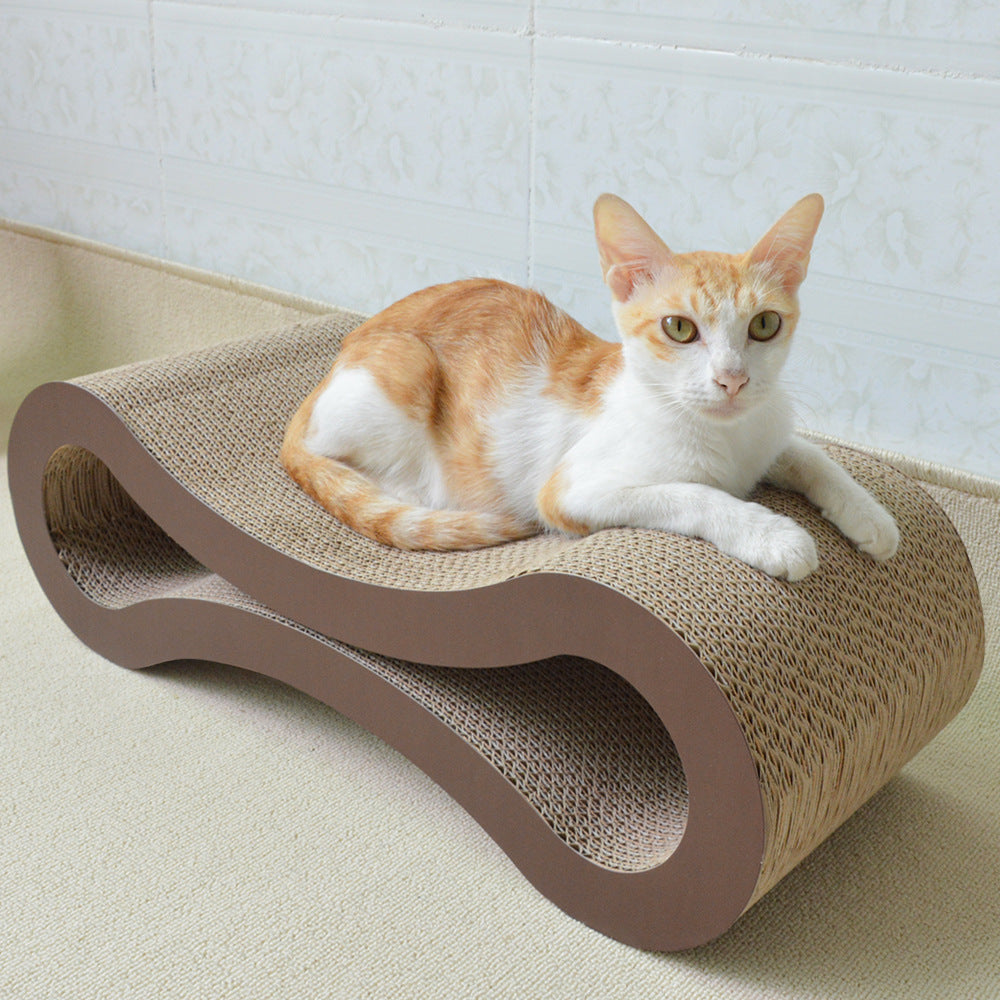 Luxury Infinity Cat Bed in Cardboard